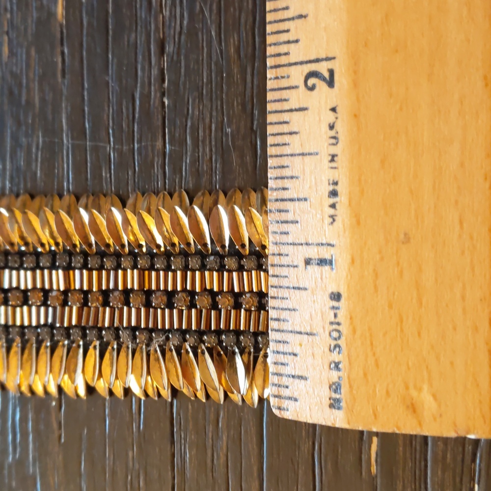 S&D Gold Rhinestone Bracelet - Picture 6 of 8